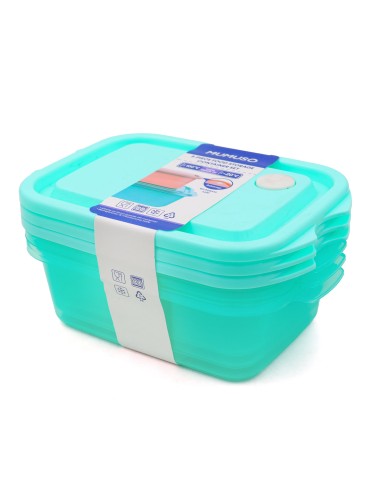 Set de 3 Boîtes de Conservation Alimentaire L