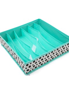 Boîte de Rangement 6 Compartiments - Vert