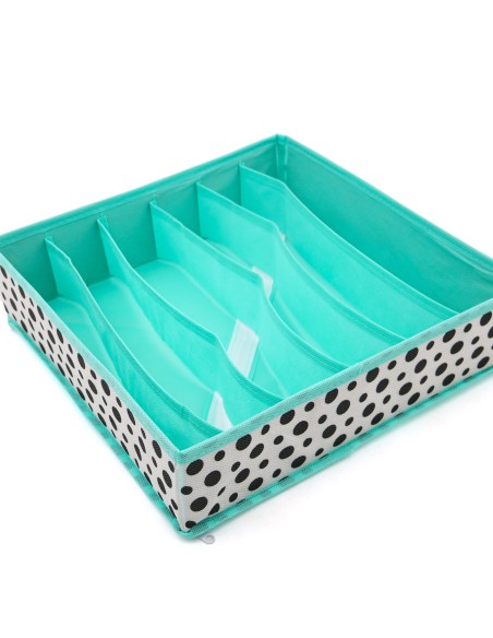 Boîte de Rangement 6 Compartiments - Vert