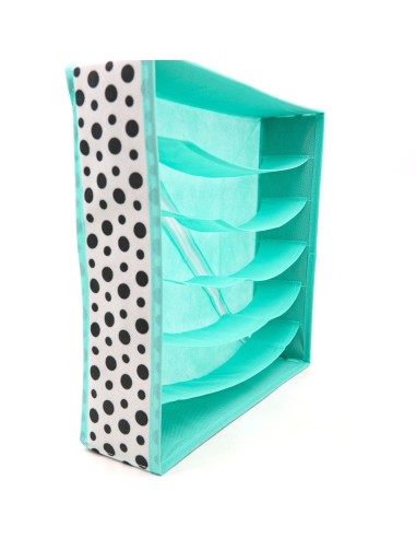 Boîte de Rangement 6 Compartiments - Vert