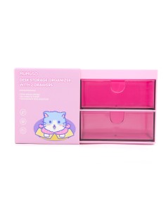 Organisateur de Bureau avec 2 Tiroirs - Design Chat...