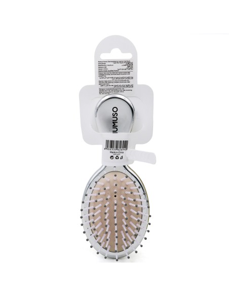Brosse à Cheveux Air Cushion Oval Argentée