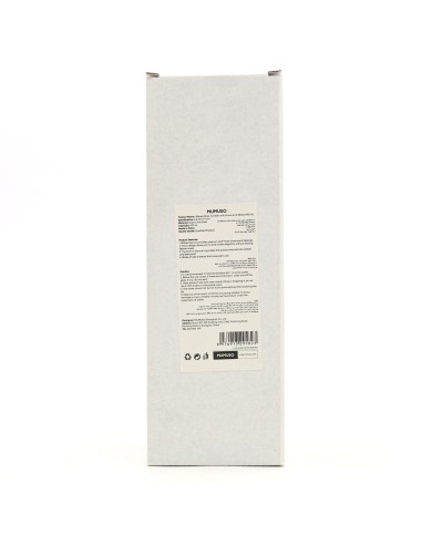 Gobelet en Verre Cannelé Noir avec Paille &...