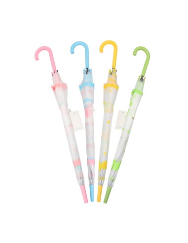 Parapluie Canne Poignée J Motifs Fruits