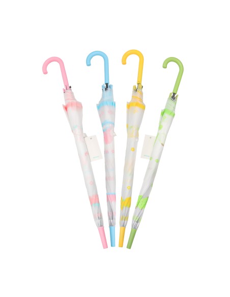 Parapluie Canne Poignée J Motifs Fruits