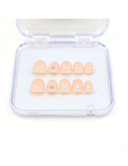 Kit Faux Ongles à Coller FingerTip Ballet 24 pièces