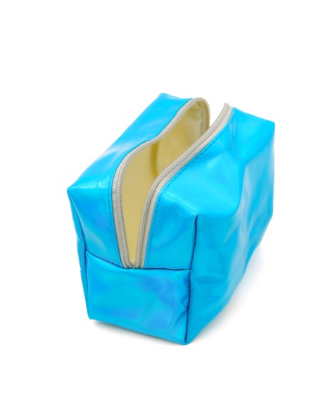 Set de 3 Trousses de Toilette Laser Bleu