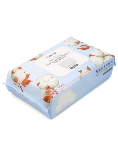 Serviettes Épaisses Portables pour le Visage (Texture Perle)