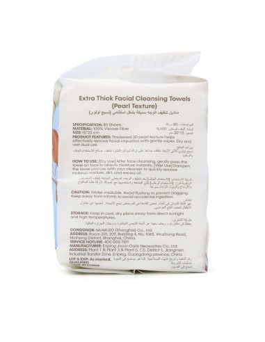 Serviettes Épaisses Portables pour le Visage...