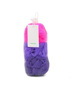 Lot de 3 Éponges Fleurs de Bain