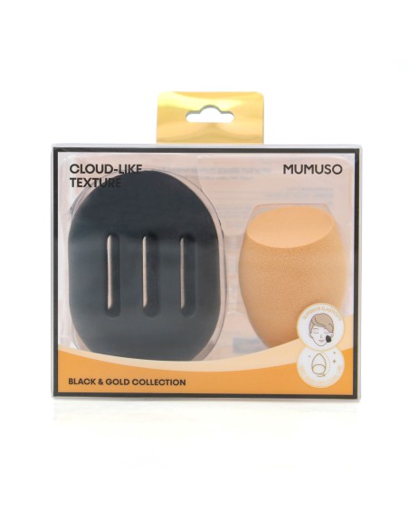 Golden Collection Set de 2 Éponges de Maquillage Ultra-Douces en Silicone