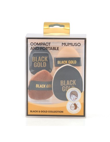 Golden Collection Set de 4 Mini Houppettes &...