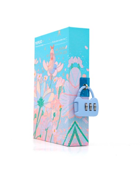 Carnet Journal Intime Verrouillable Marguerites