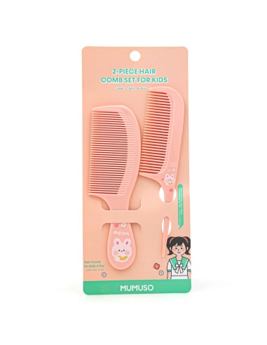 Set de 2 Peignes pour Enfants - Rose