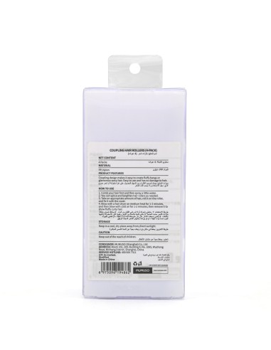 Set de 4 Bigoudis à Clip Empilables