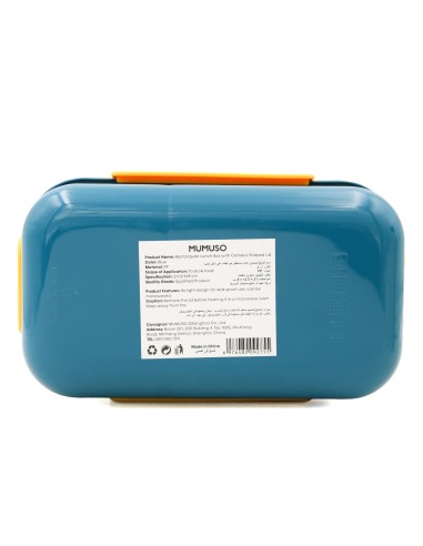 Lunch Box Rectangulaire avec Couvercle en Forme...