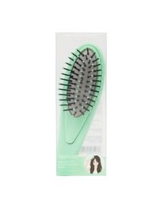 Brosse Démêlante Mini Portable avec Coussin d'Air - Vert