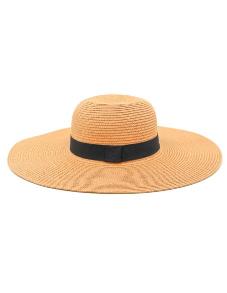 Chapeau de Paille à Larges Bords - Marron