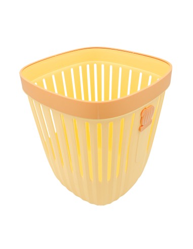 Poubelle Décorative Cactus Jaune avec Anneau...