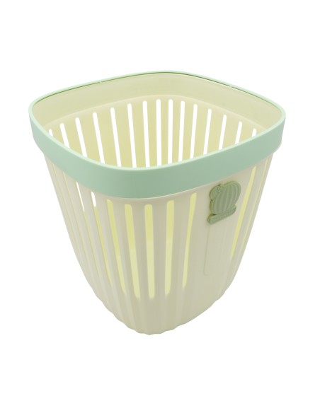 Poubelle Décorative Cactus Vert avec Anneau Serre-Sac