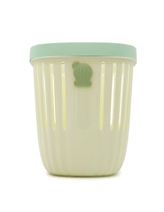 Poubelle Décorative Cactus Vert avec Anneau Serre-Sac