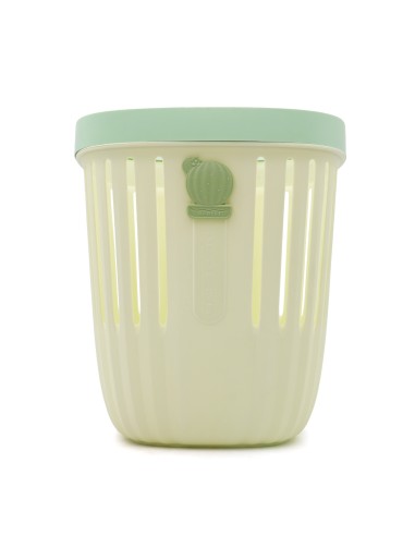 Poubelle Décorative Cactus Vert avec Anneau...