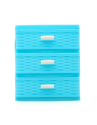 Organisateur 3 Tiroirs Bleu