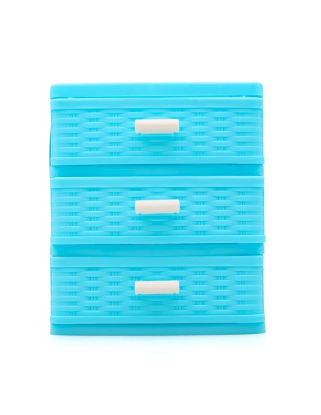 Organisateur 3 Tiroirs Bleu