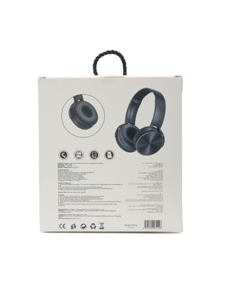 Casque Audio Sans Fil On-Ear - Noir