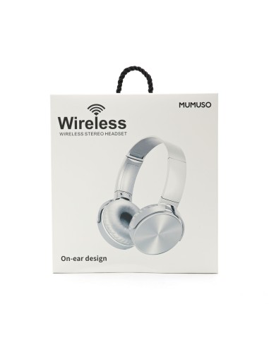Casque Audio Sans Fil On-Ear - Argenté