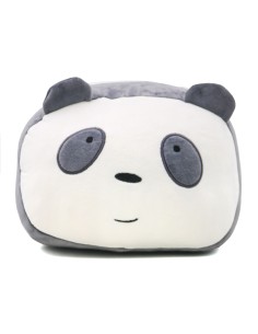 Coussin Chauffe-Mains Peluche Panda Gris