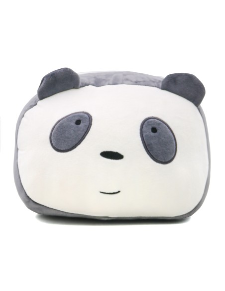 Coussin Chauffe-Mains Peluche Panda Gris