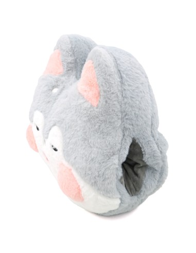 Coussin Chauffe-Main Siberian Husky Peluche