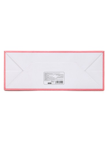 Sachet Cadeau Rectangulaire Cœur Rouge - Format S