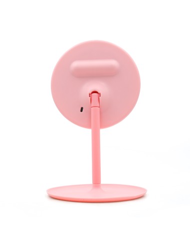 Miroir de Maquillage LED Lumineux Rose