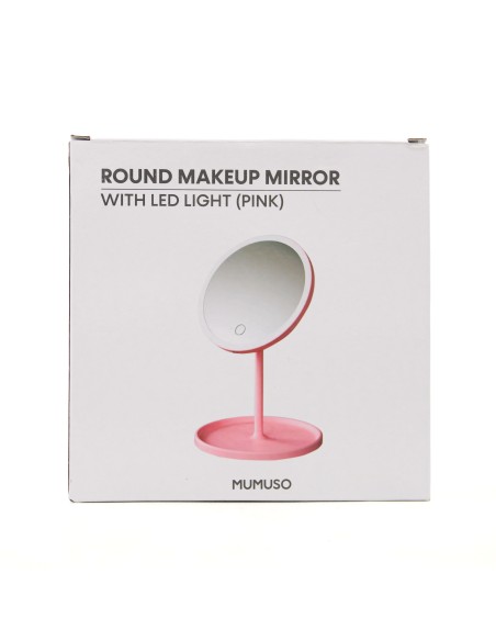 Miroir de Maquillage LED Lumineux Rose