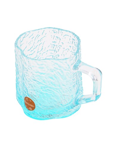 Tasse en Verre Fleur de cerisier - Bleu - 260 ml