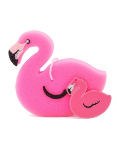 Éponge de Bain en Forme de Flamant Rose