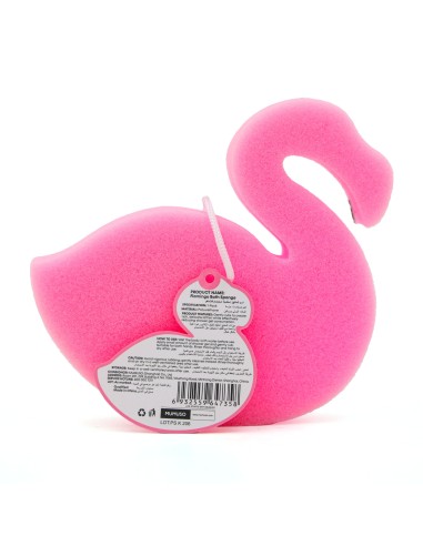 Éponge de Bain en Forme de Flamant Rose