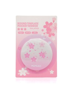 Miroir de Poche Rond Fleur de Cerisier