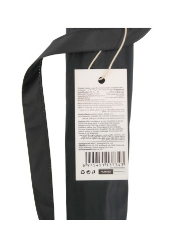 Parapluie Automatique Extra-Large à Long Manche