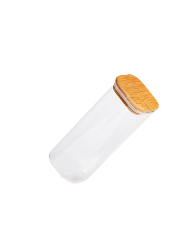 Bocal de Rangement en Verre Carré 1000 ml