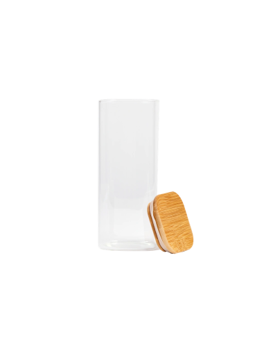Bocal de Rangement en Verre Carré 1000 ml