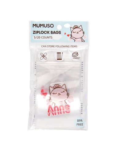 Sacs Ziplock Anne (20 Pièces)