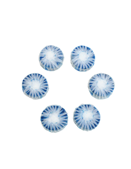 Nettoyant pour Cuvette de Toilette à Bulles Bleues (Pack de 6)