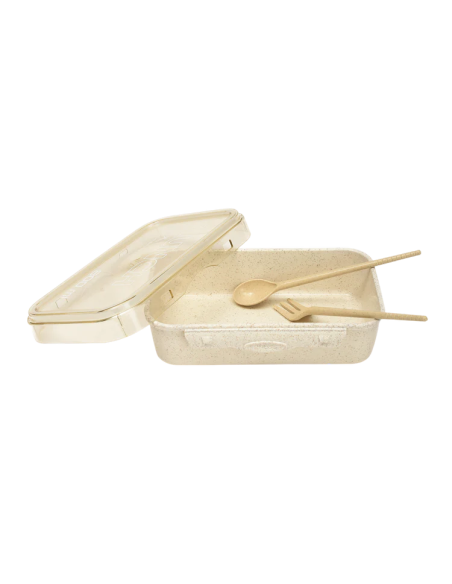 Lunch Box-Paille de Blé/800 Ml/Apricot