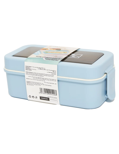 Lunch Box 2 Étages 1400 ml - Bleu
