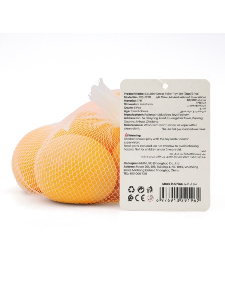 Lot de 5  Oeufs Anti-Stress