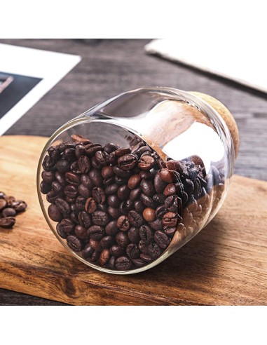 Bocal en Verre avec Bouchon Liège – 550 ml