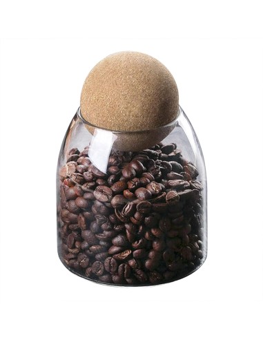 Bocal en Verre avec Bouchon Liège – 550 ml